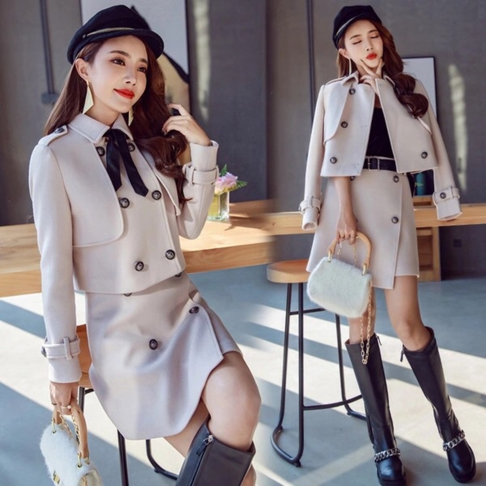 COPY - Tweed Wool Blends 2 piece set